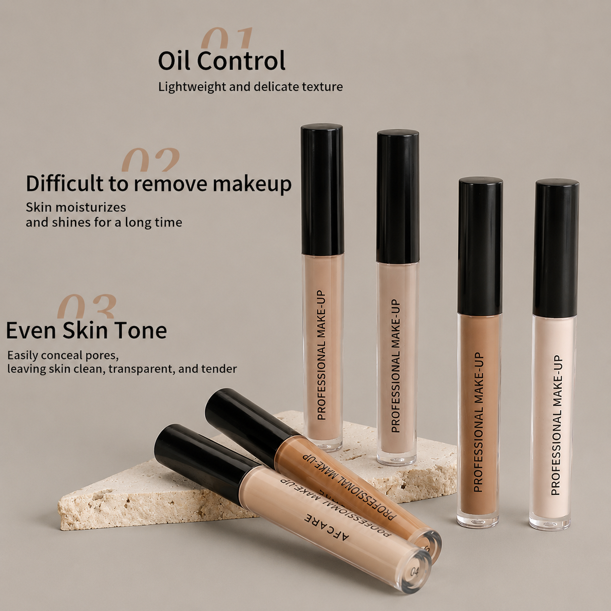 Makeup Liquid Foundation Moisturizing And Beautiful Black