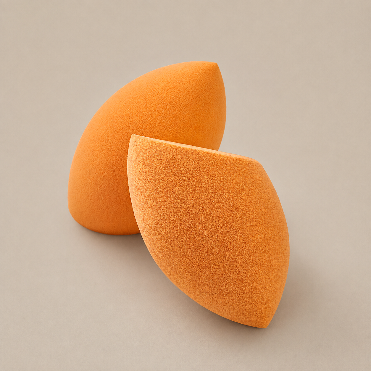 RT OrangeOrange Oblique Cut Foam Large Smear-proof Makeup Very Soft Cosmetic Egg Light Pinkblackcoffeeskin Color Wholesale